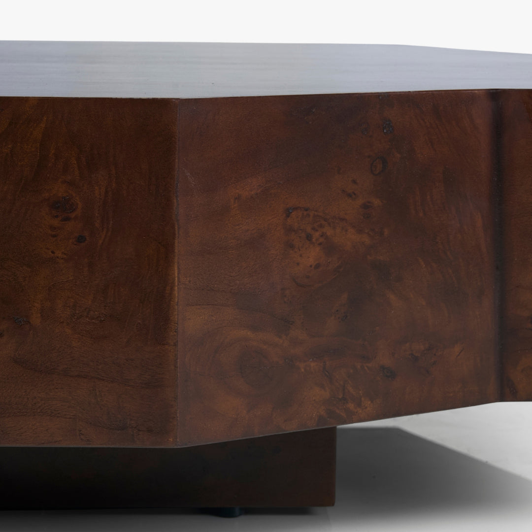 Petra Burl Coffee Table