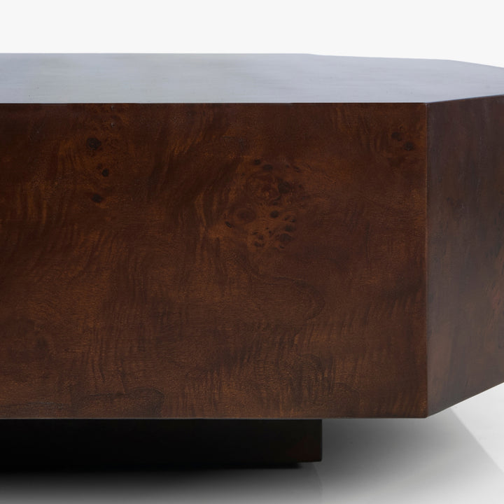 Petra Burl Coffee Table
