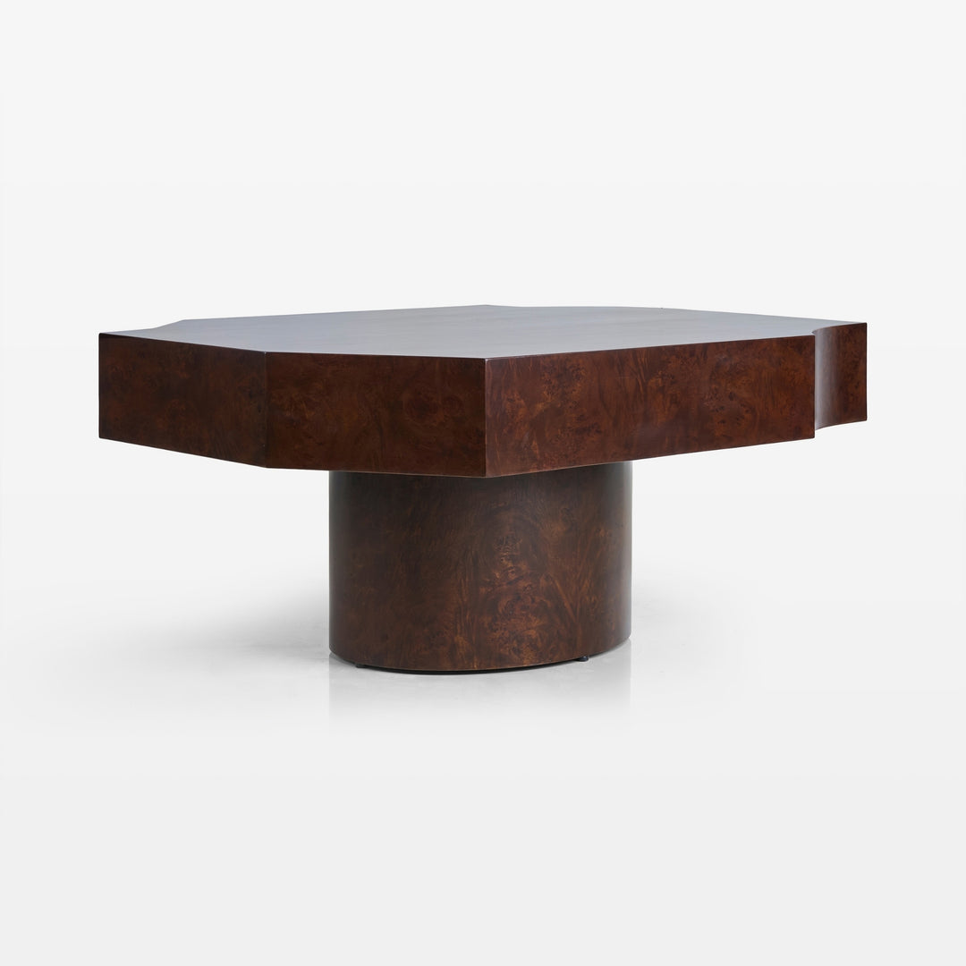 Petra Burl Coffee Table
