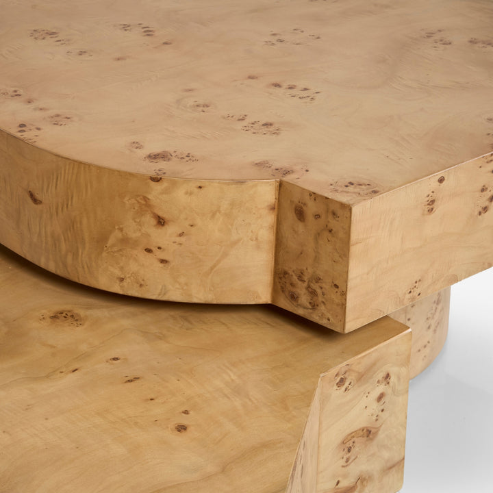 Petra Burl Coffee Table