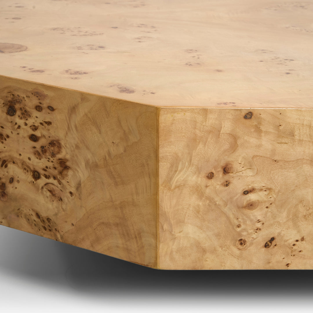 Petra Burl Coffee Table