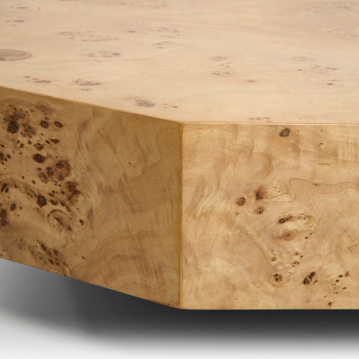Petra Burl Coffee Table