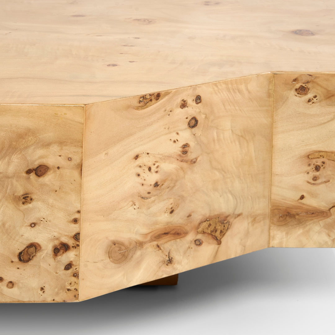 Petra Burl Coffee Table