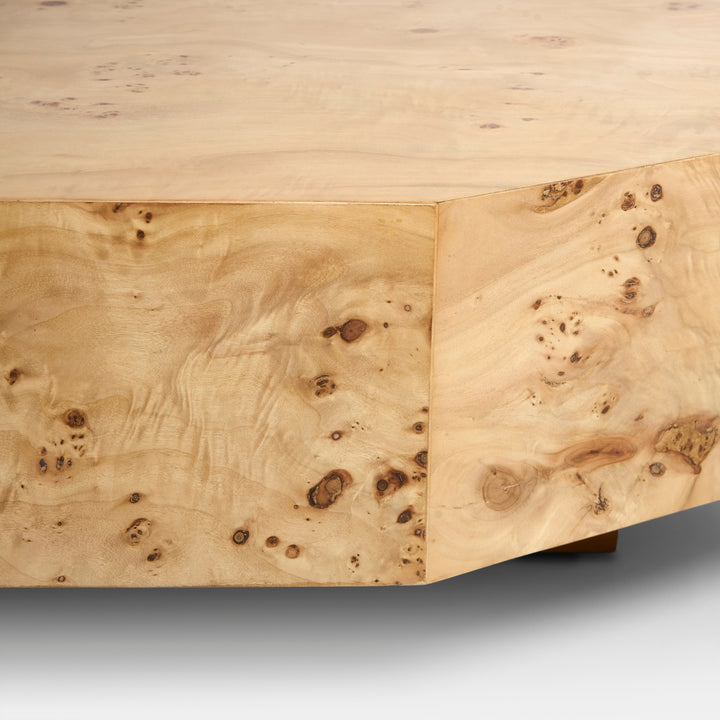 Petra Burl Coffee Table