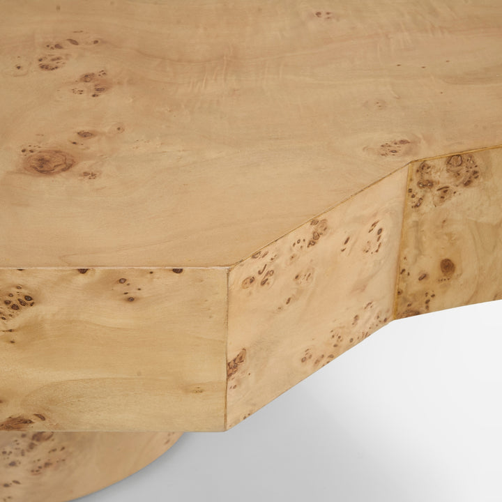 Petra Burl Coffee Table