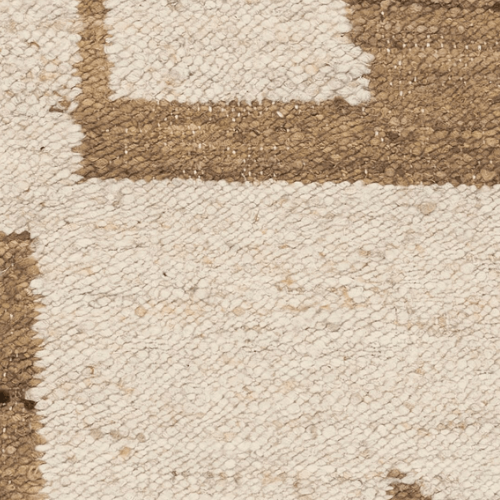Piece Rug - Off-white/Toffee Swatch