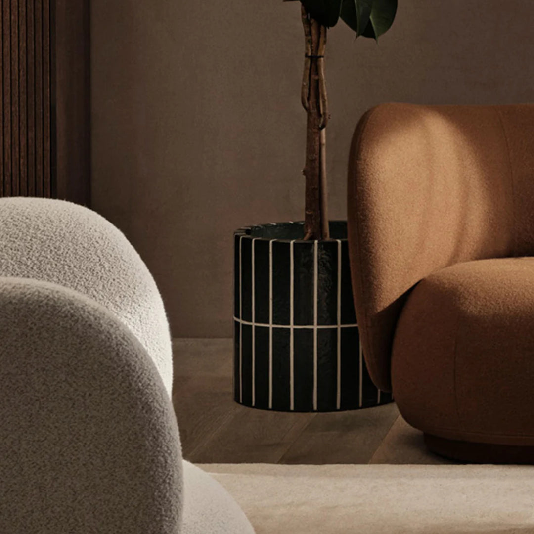 Pillar Plant Pot - Dark Green