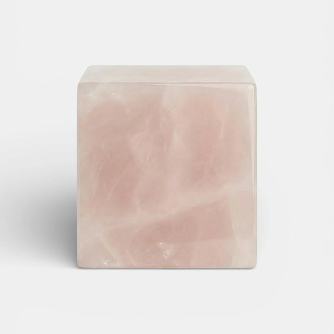 Pink Onyx Cube Table