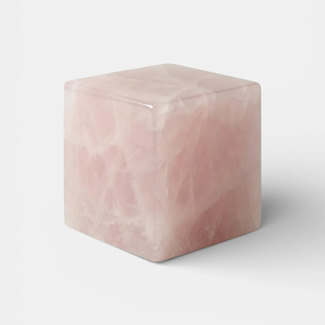 Pink Onyx Cube Table