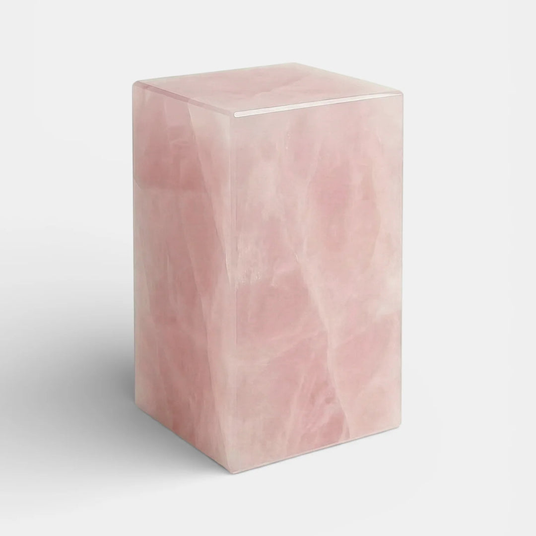 Pink Onyx Plinth Table