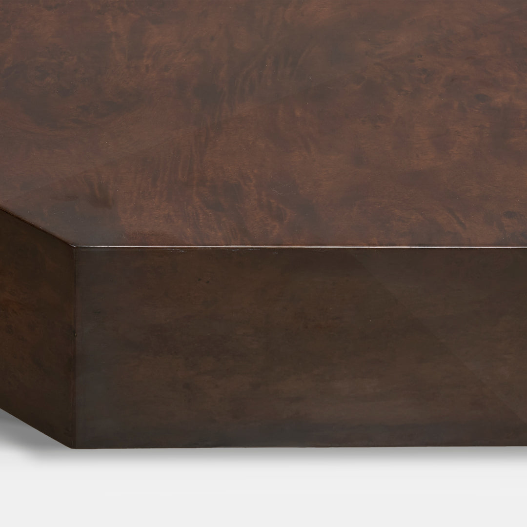 Poly Burlwood Coffee Table
