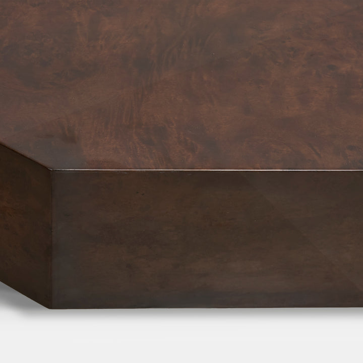Poly Burlwood Coffee Table