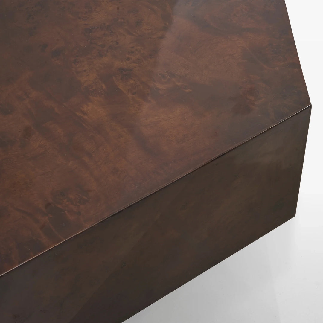 Poly Burlwood Coffee Table