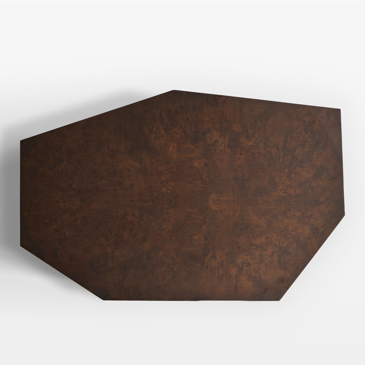 Poly Burlwood Coffee Table