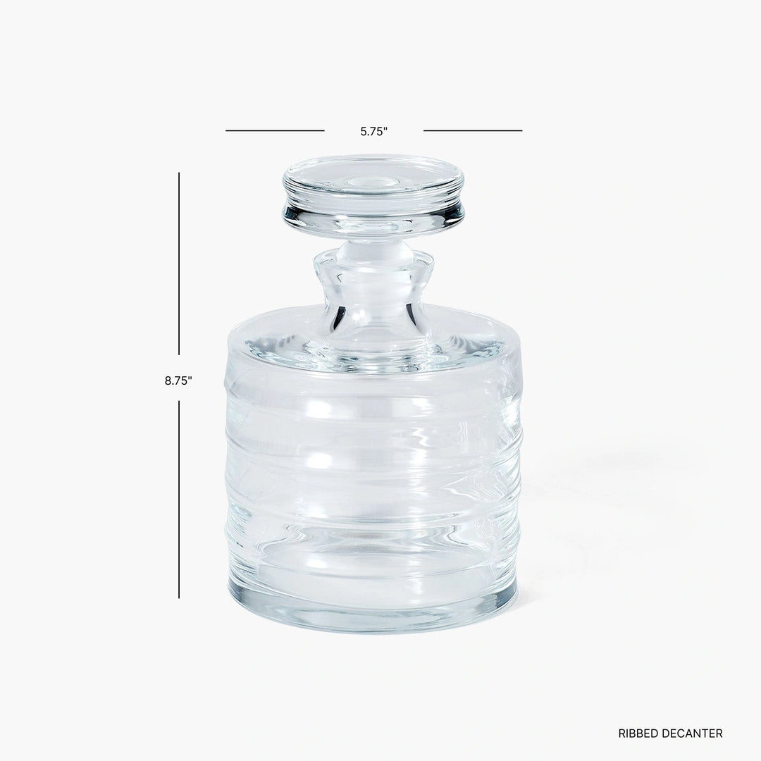 ribbed-decanter dimension