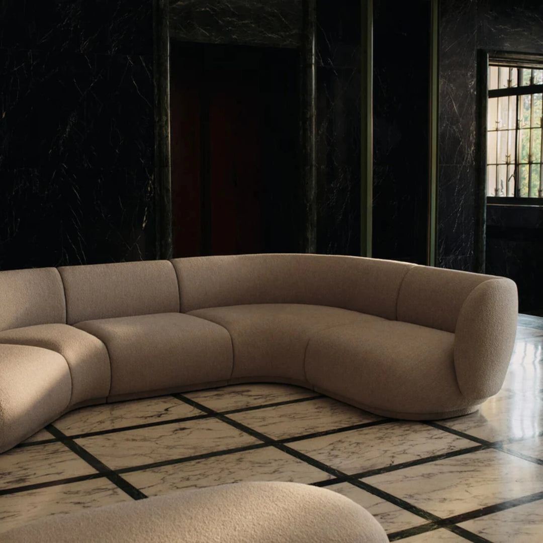 Rico Sofa Corner - Narrow - Soft Bouclé