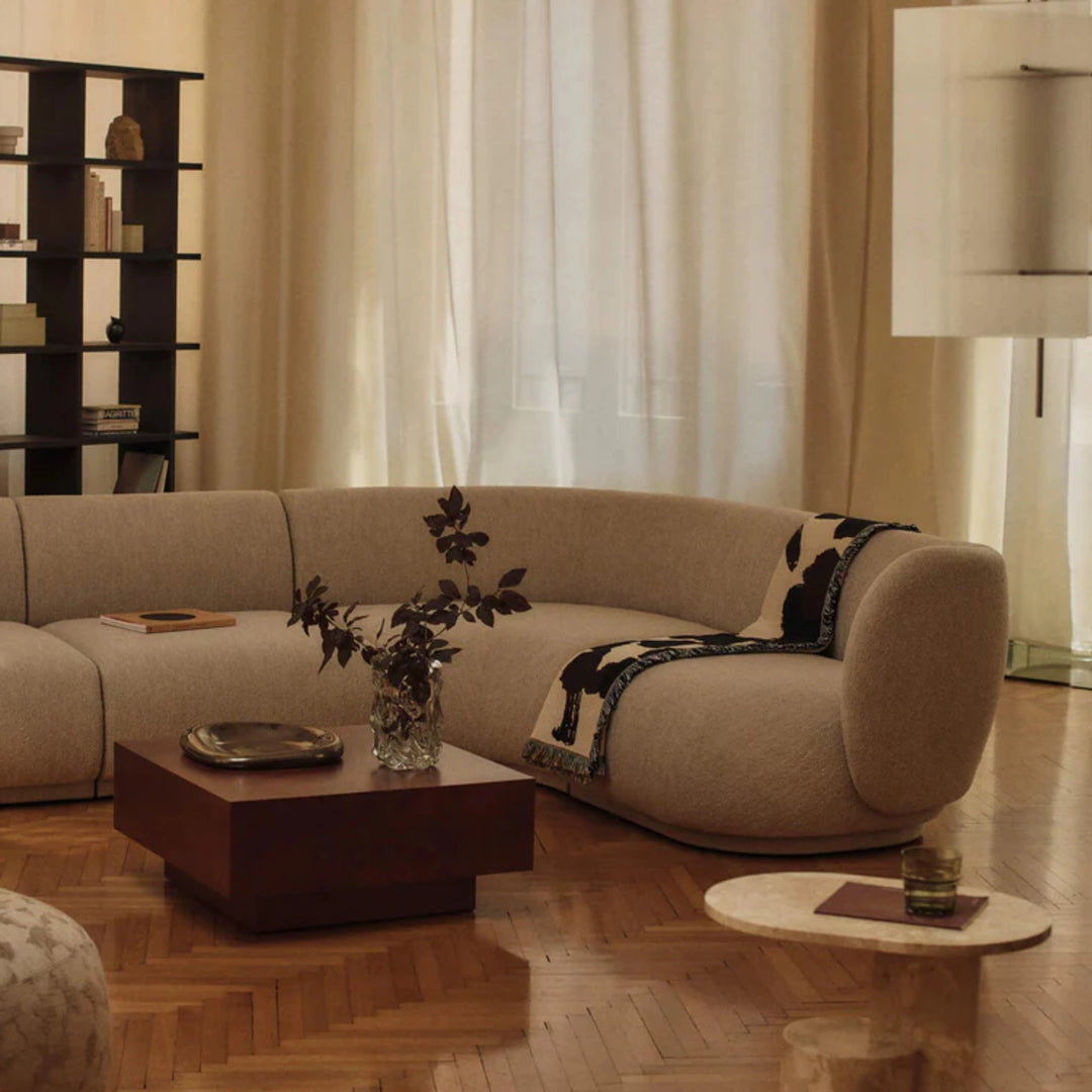 Rico Sofa Corner - Wide - Soft Bouclé