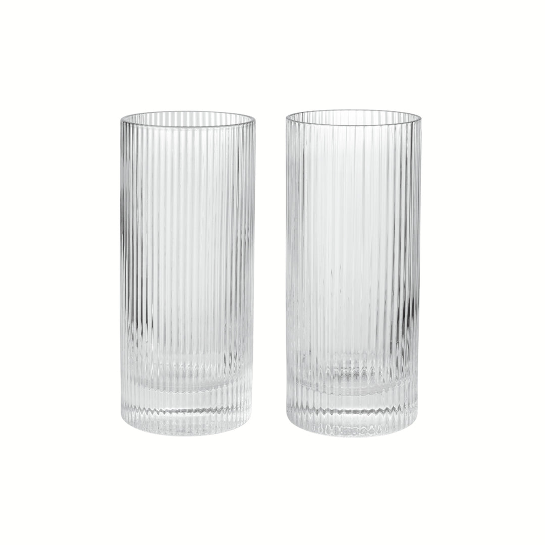 Ripple Highball Glasses - Set of 2