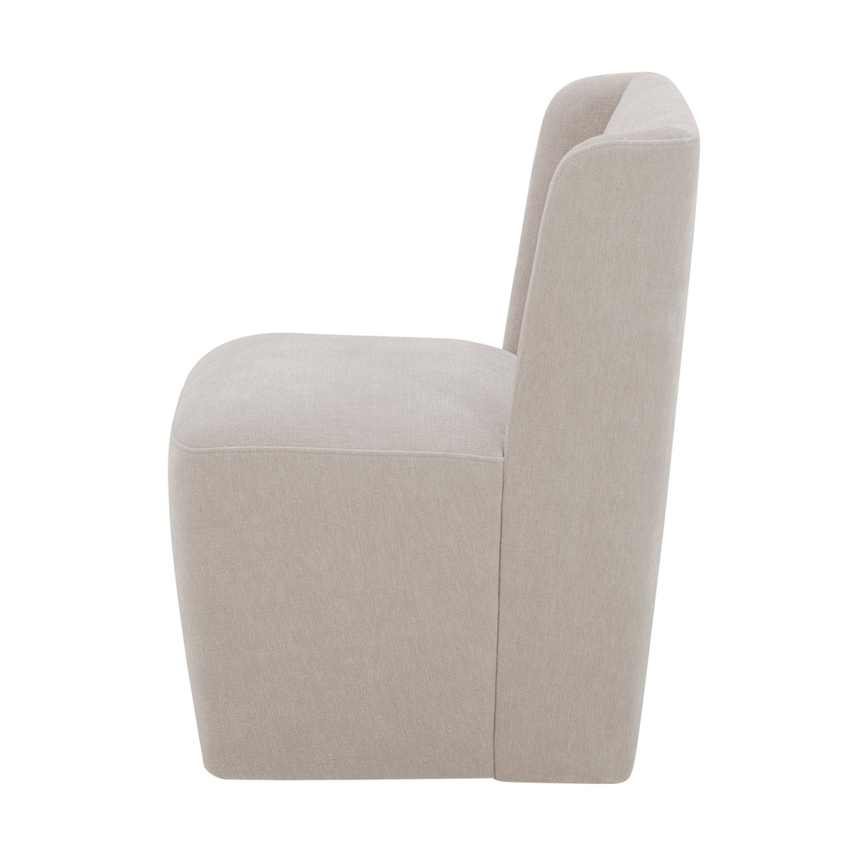 Rosalie Dining Chair w/ Casters- Performance Fabric