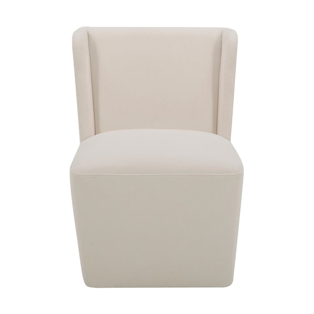 Rosalie Dining Chair w/ Casters- Performance Fabric