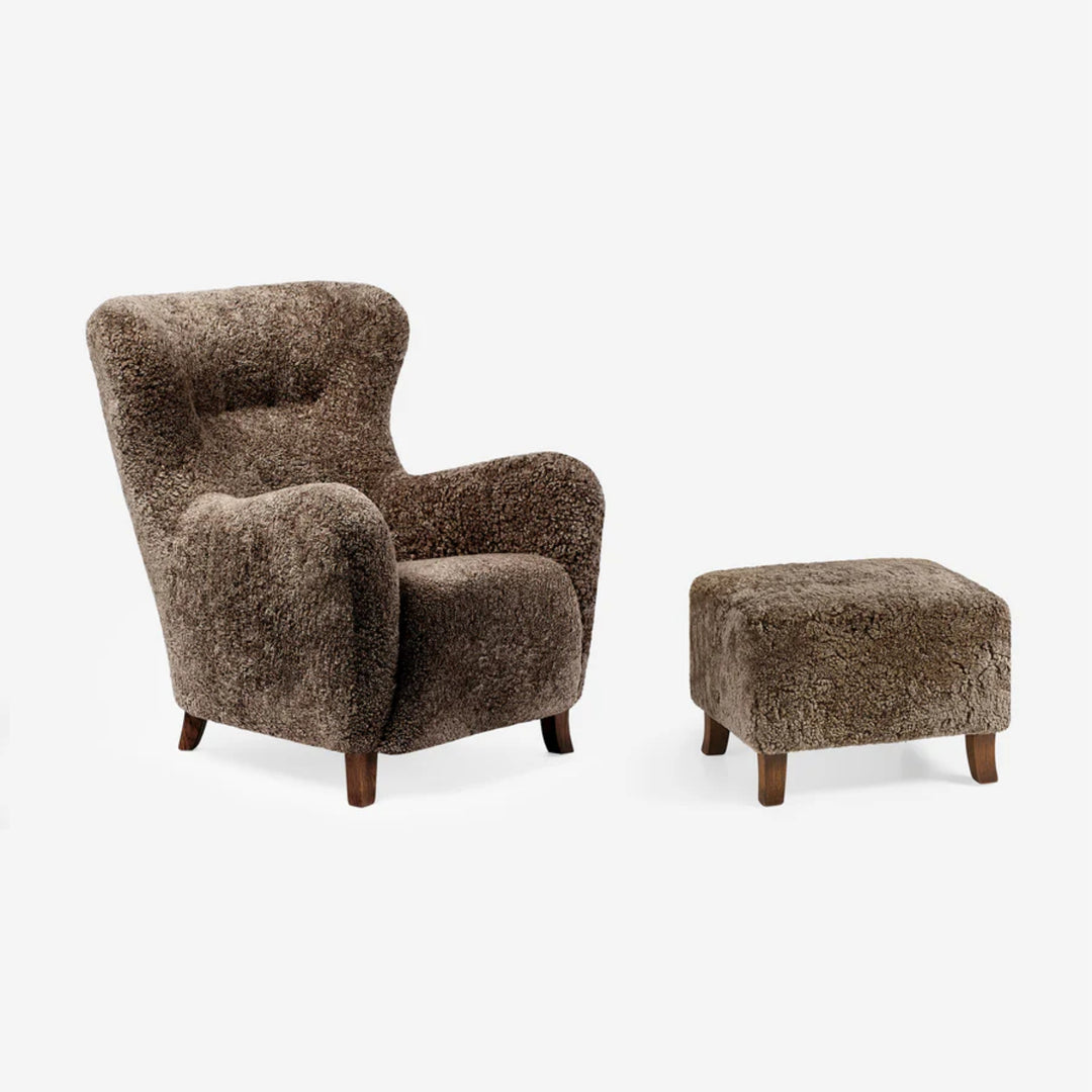 Sampo Ottoman - Sheepskin