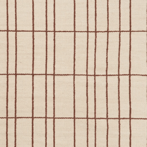 Sen Rug - Parchment/Chestnut Swatch