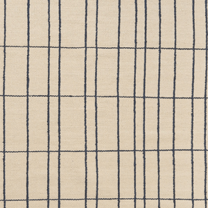 Sen Rug - Parchment/Indigo Swatch