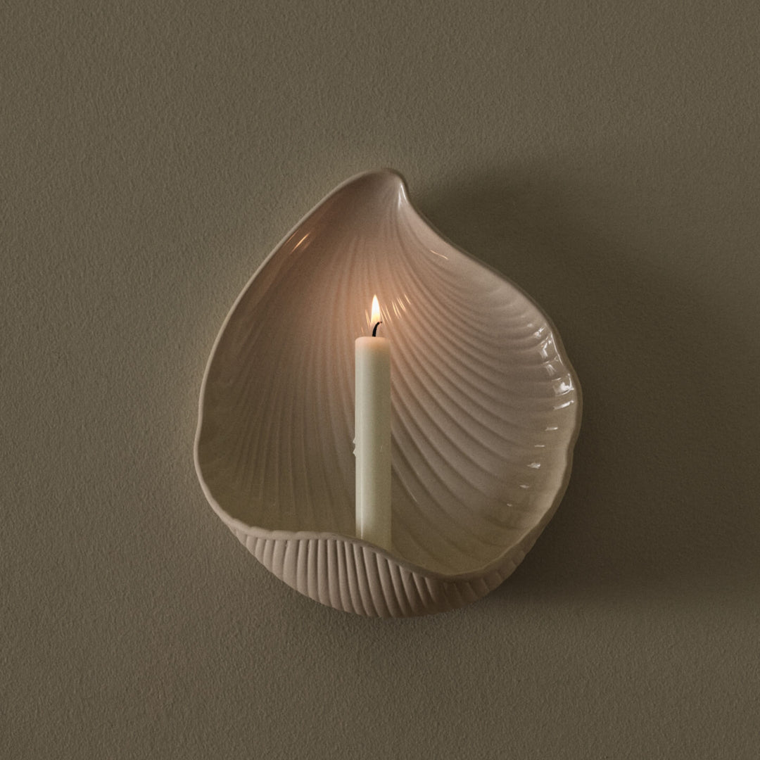 Shell Wall Candle Holder - Off-White