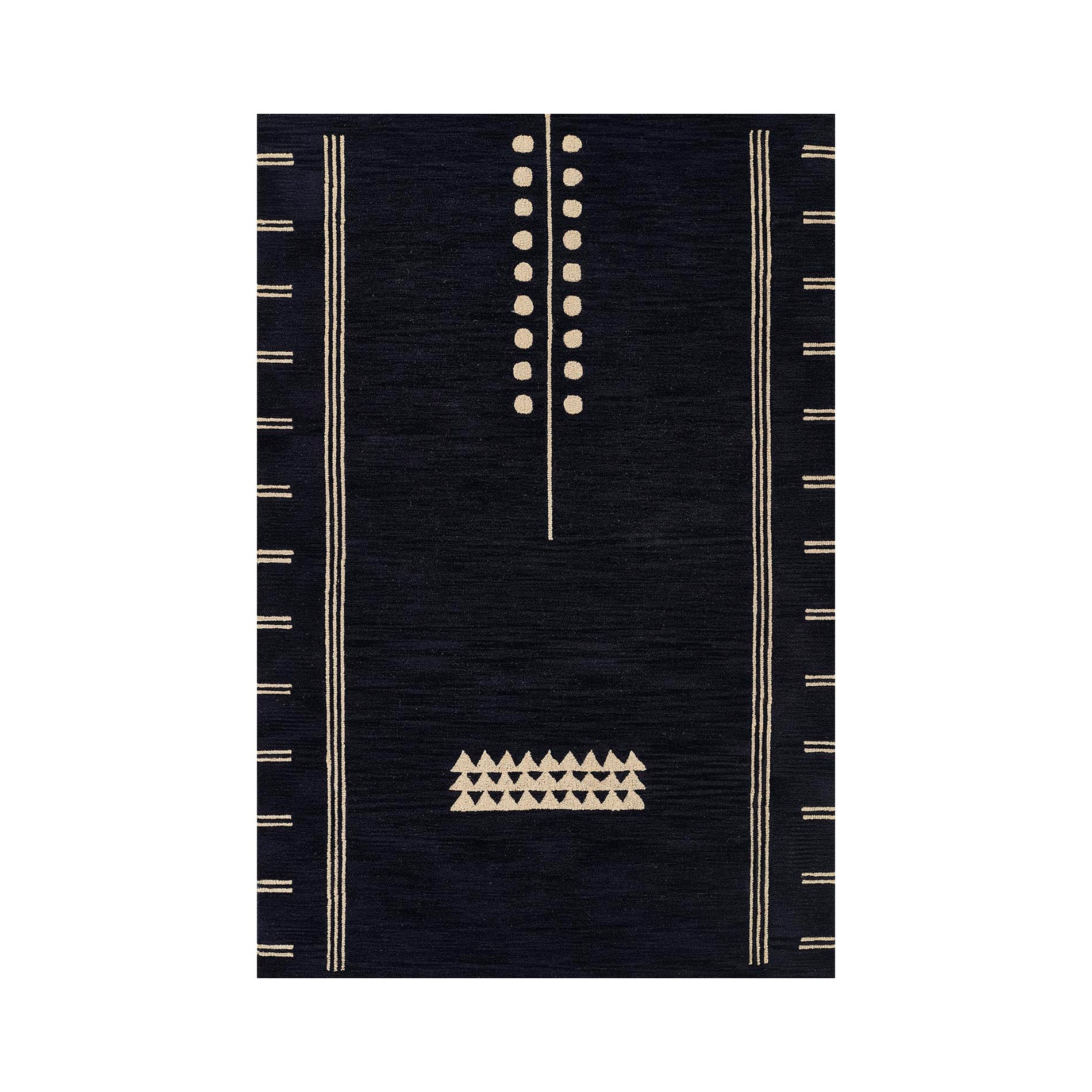 Simba-5 Navy Area Rug | Forom