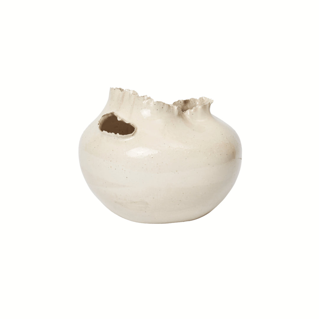 Tereo Vase - Off-White Speckle
