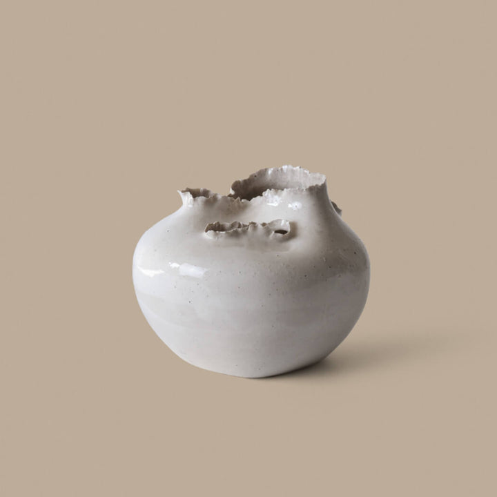 Tereo Vase - Off-White Speckle