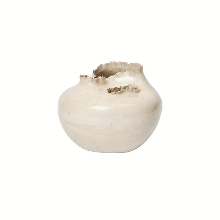 Tereo Vase - Off-White Speckle