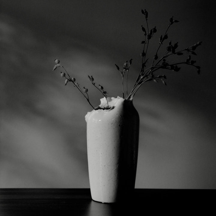 Tereo Vase - Off-White Speckle