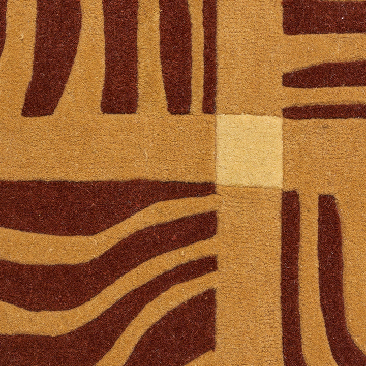 Terracotta Wave Tempo Rug