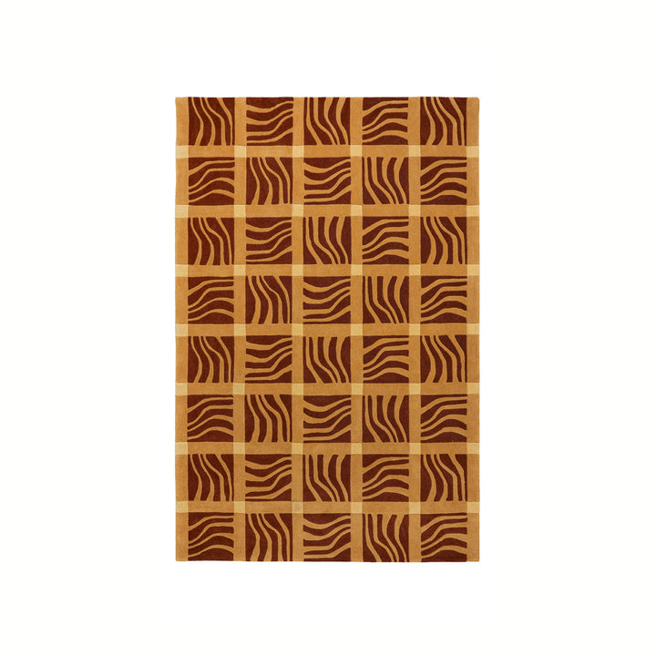 Terracotta Wave Tempo Rug