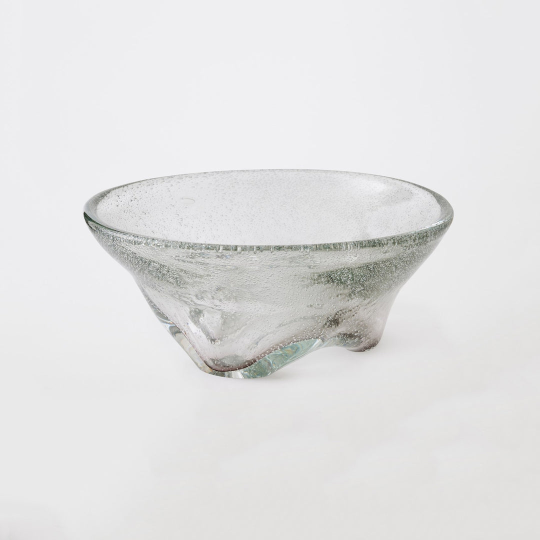 Triad Footed Bowl - Gray