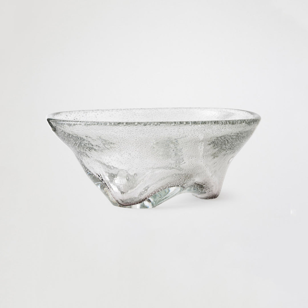 Triad Footed Bowl - Gray