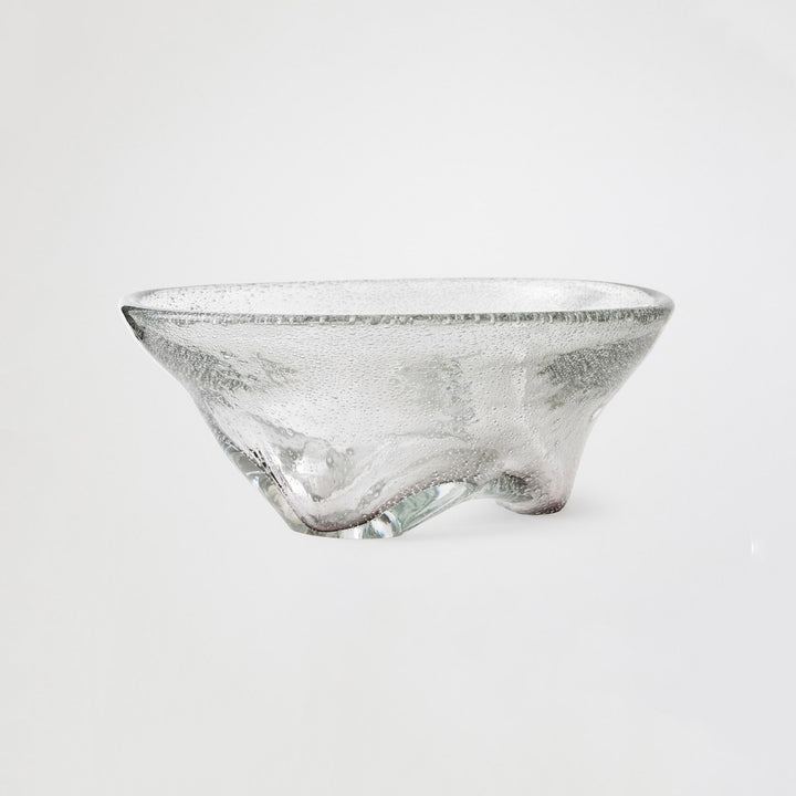 Triad Footed Bowl - Gray