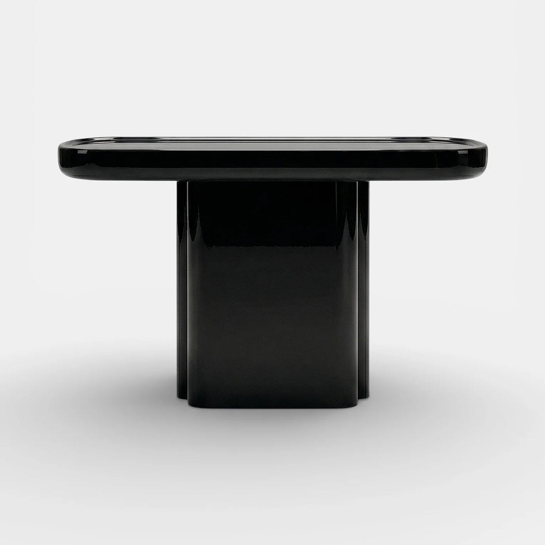 Ugo Black Lacquered Wood Console
