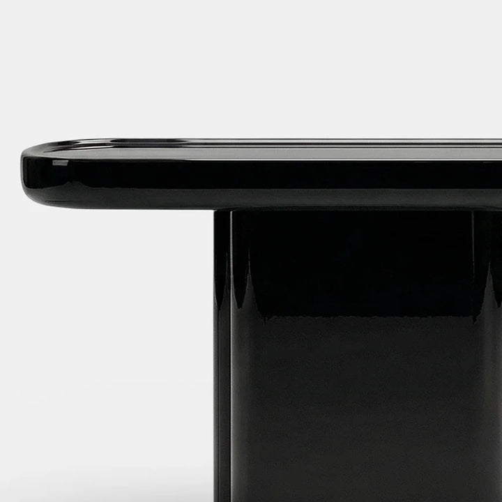 Ugo Black Lacquered Wood Console