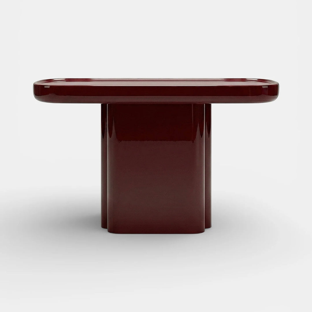 Ugo Bordeaux Lacquered Wood Console