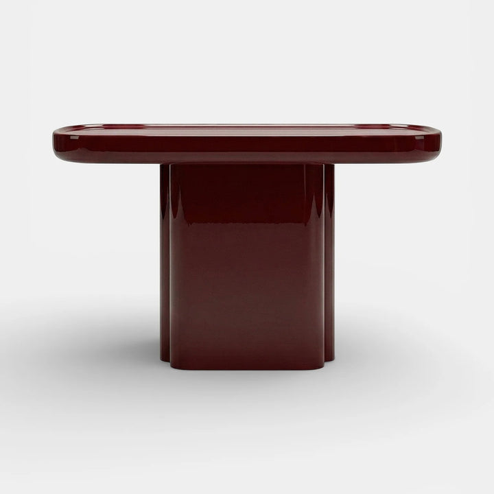 Ugo Bordeaux Lacquered Wood Console