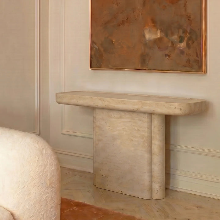 Ugo Travertine Console