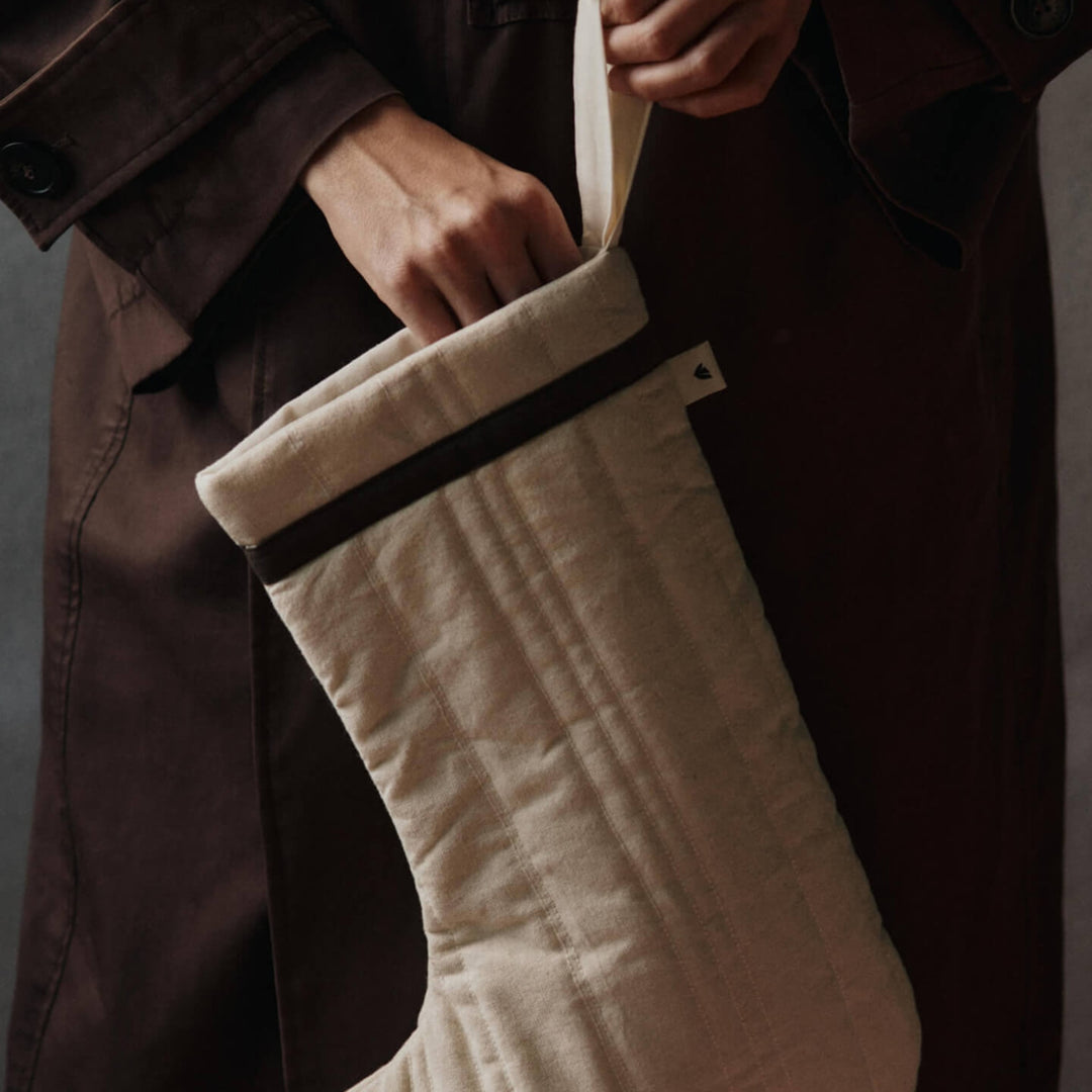 Vari Quilted Christmas Stocking