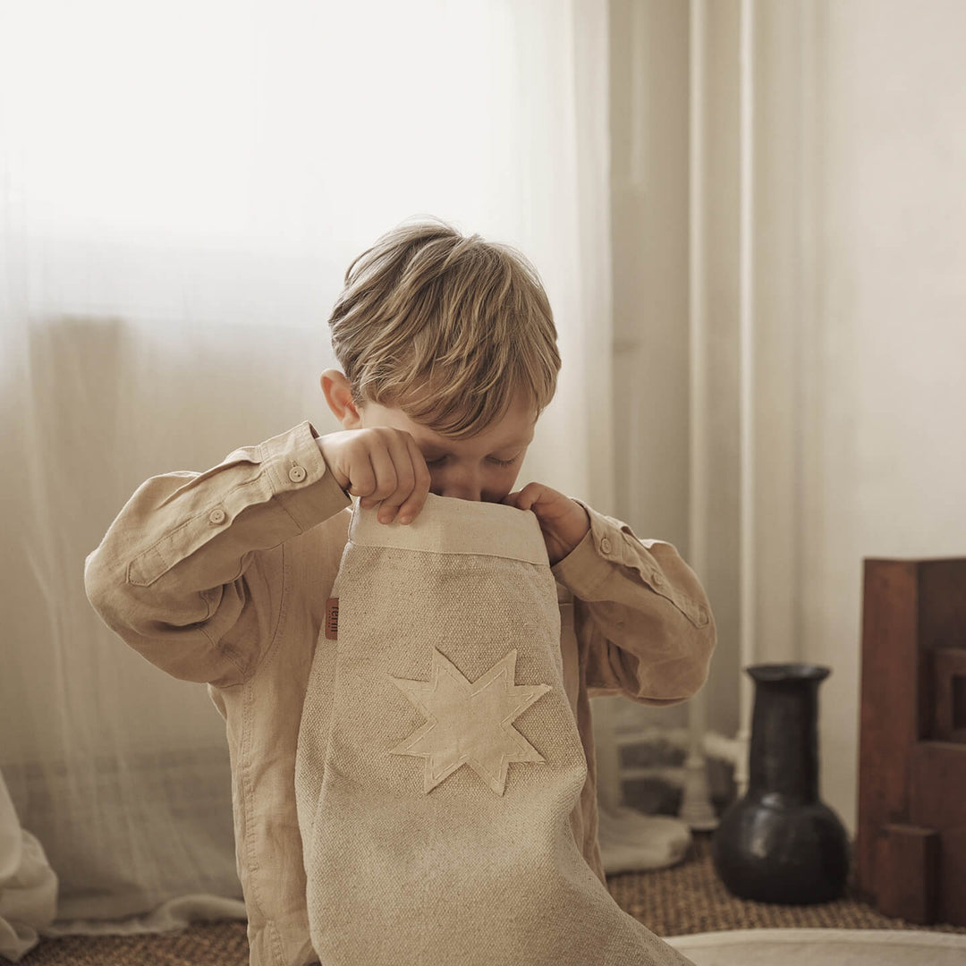 Vela Christmas Stocking - Natural
