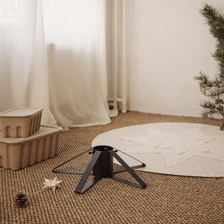 Vela Star Christmas Tree Blanket - Natural