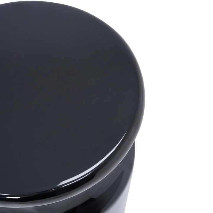 Vela Stool - Black High Gloss