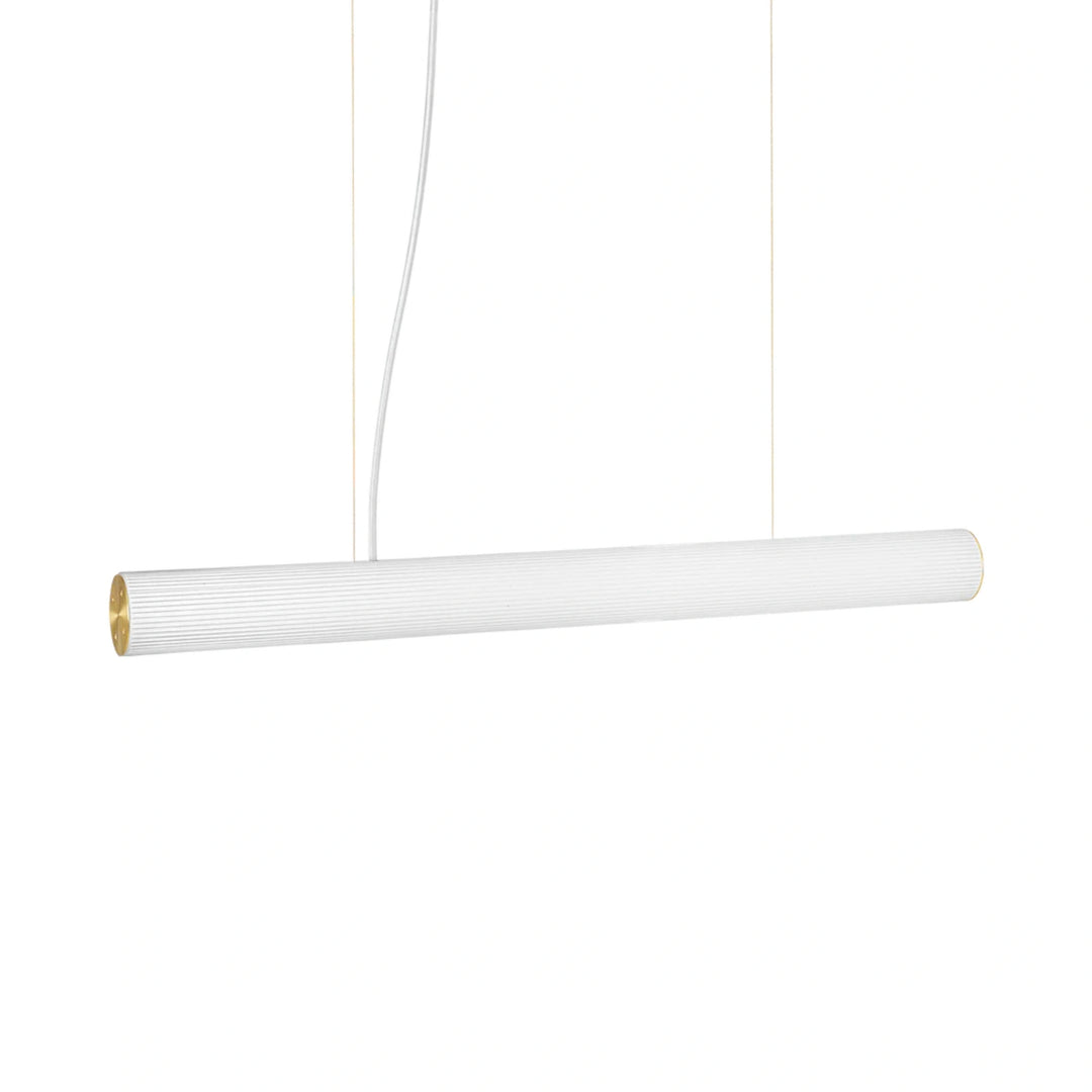 Vuelta Pendant 100 - White/Brass