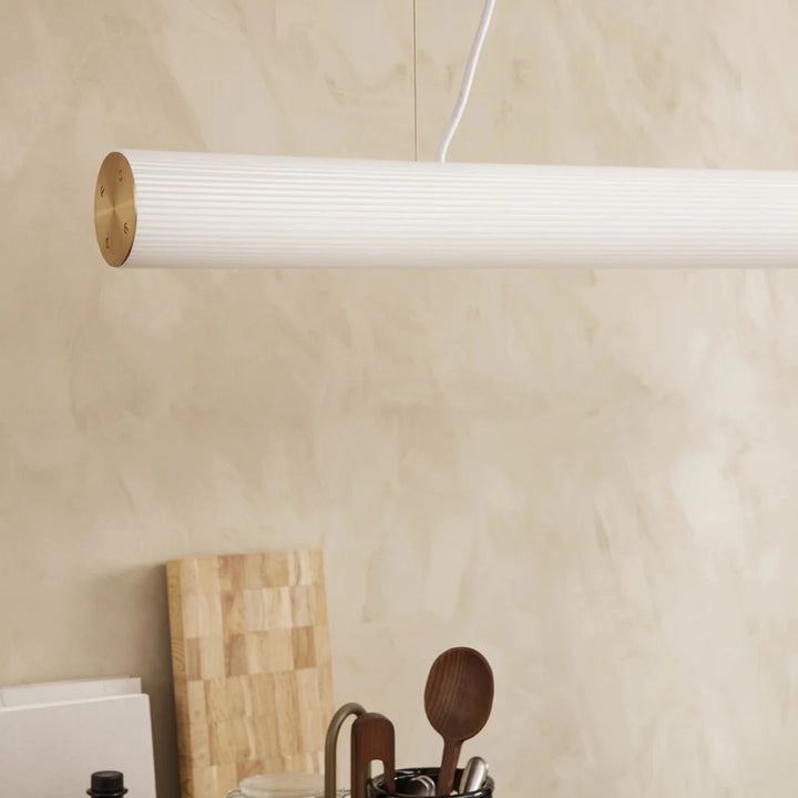 Vuelta Pendant 100 - White/Brass