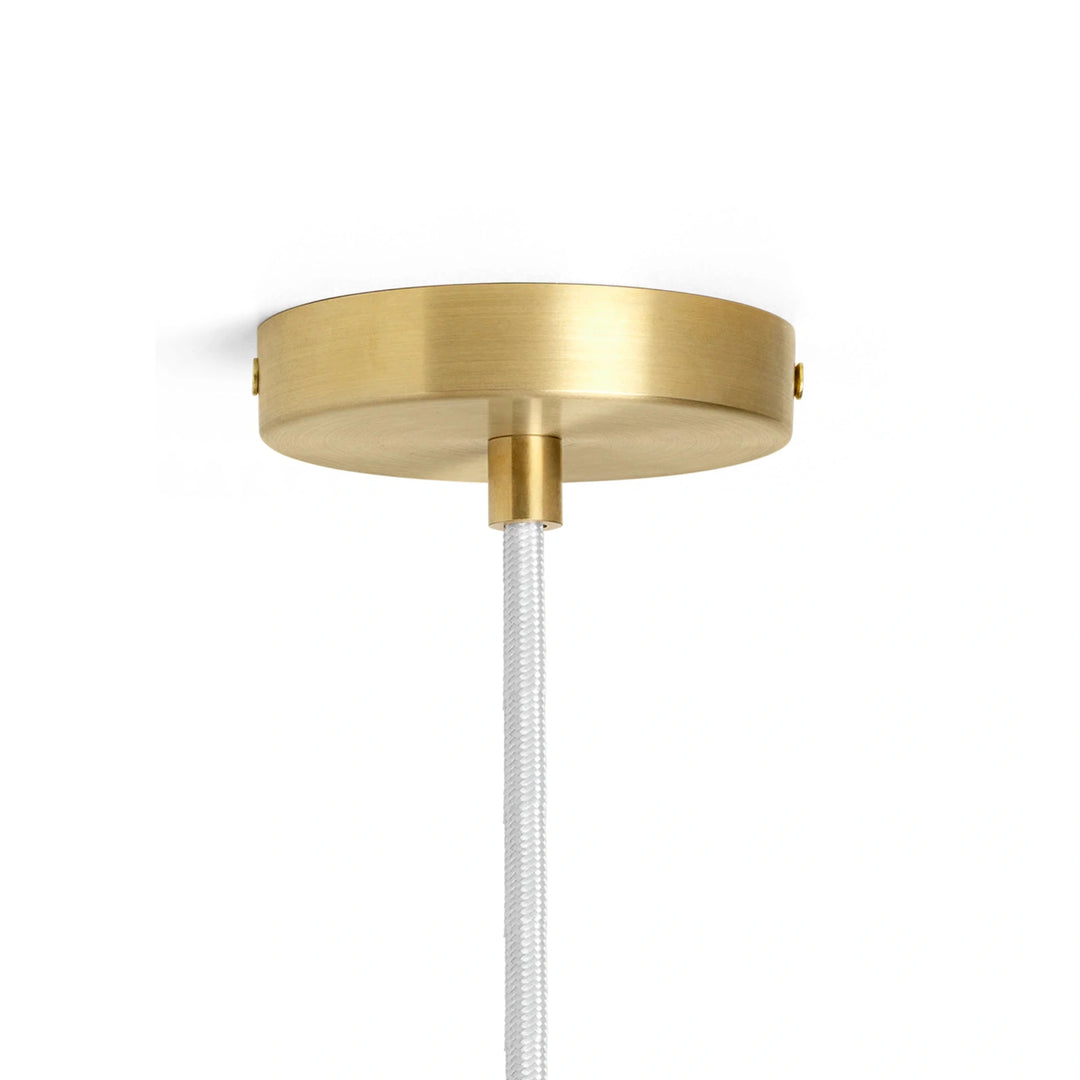 Vuelta Pendant 100 - White/Brass